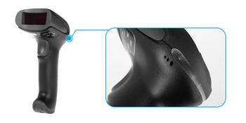 

Wireless Barcode Scanner Laser Bar Code Reader with USB Receiver for POS and Inventory