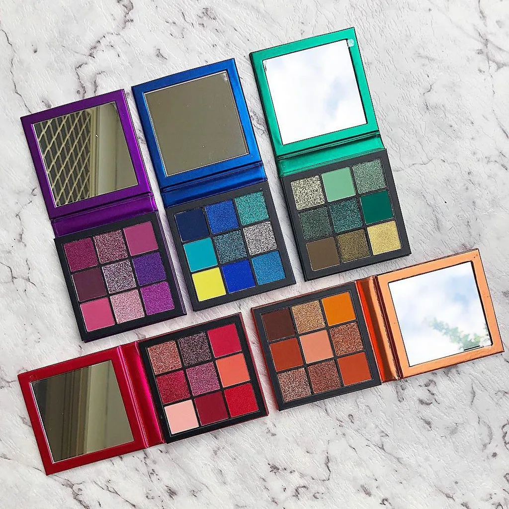 

9 Colors Eye Shadow Maquiagem Highlight Face Eyeshadow Highlighter Powder Matte Palette Makeup Sombra de olho *