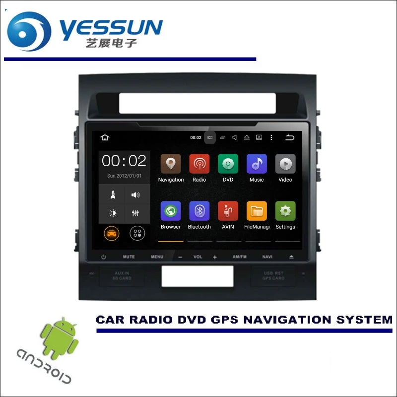 

YESSUN For Toyota Land Cruiser LC200 2008~2013 GPS Player Navi Radio Stereo HD Screen Car Multimedia Navigation Wince / Android