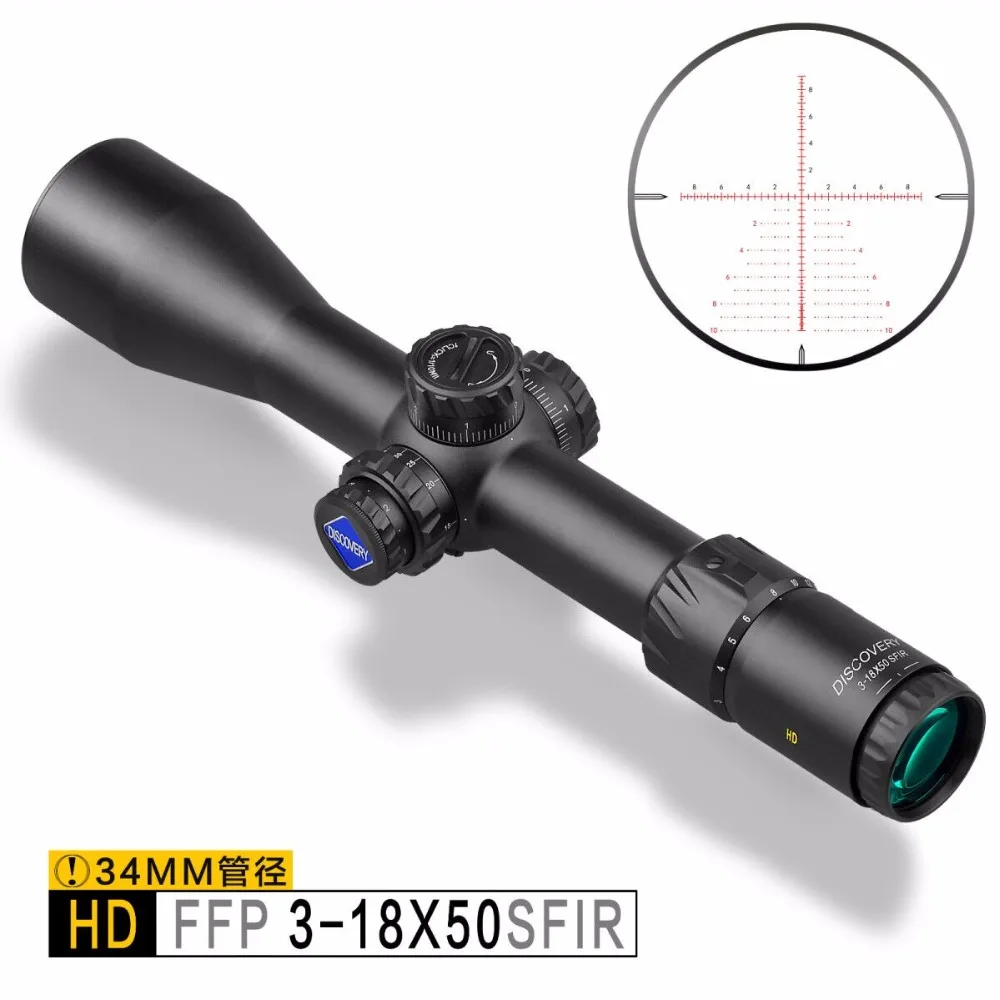 Discovery HD 3 18X50 SFIR SLT FFP IR MIL Tactical Long