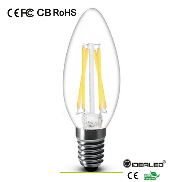 Best Dimmable E14 Led Filament Bulb 2w 4w Ac120v 230v Candle Light Best Dimmable E14 Led Filament Bulb 2w 4w Ac120v 230v Candle Light Lamp C35 Chandelier Indoor