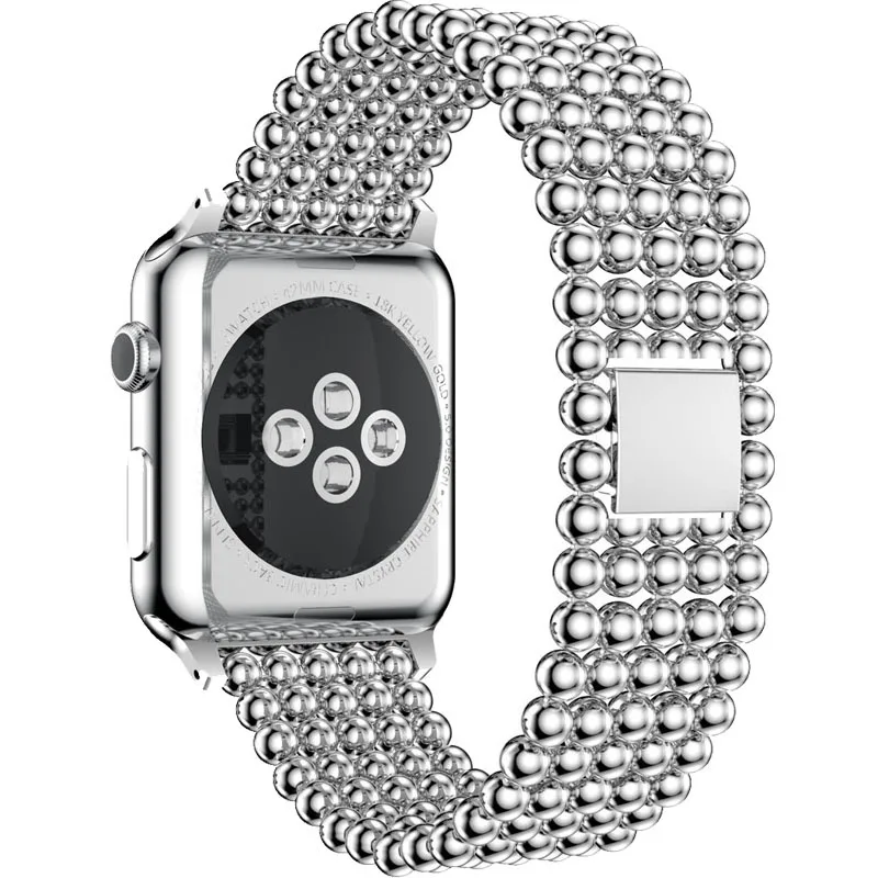 Ремешок для Apple Watch 38 мм 40 мм 42 мм 44 мм модный ремешок из нержавеющей стали для Iwatch 1 2 3 4 ремешок для часов браслет ремень