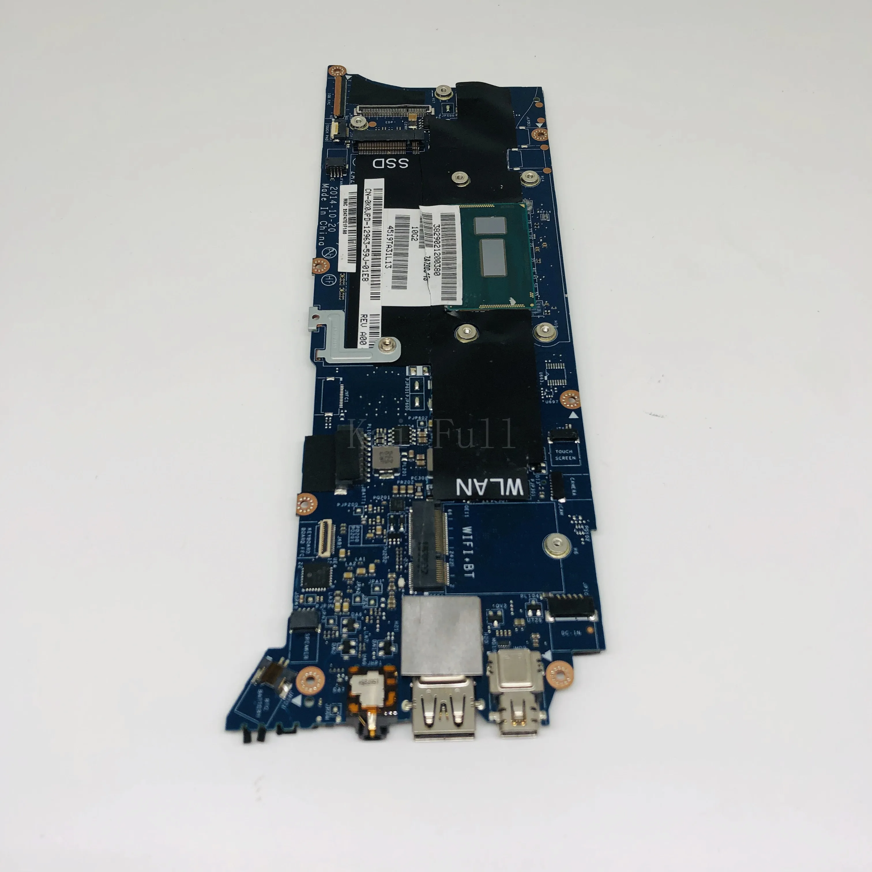  K0JPD 0K0JPD CN-0K0JPD LA-B441P DDR3 I3-5010U CPU 4GB RAM Motherboard FOR Dell XPS 13 9343 Laptop M