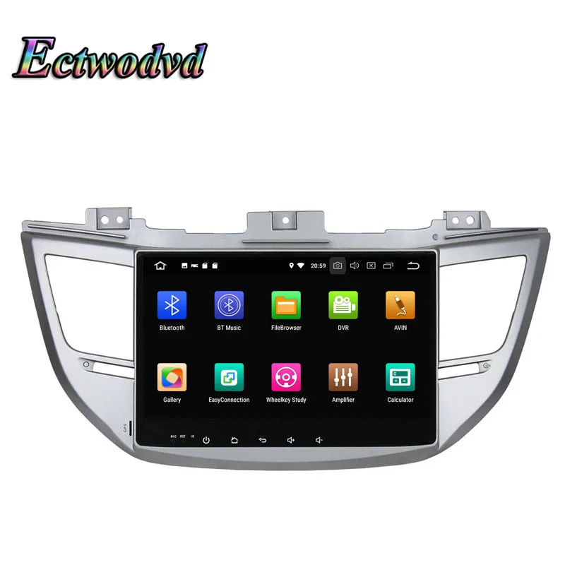 Clearance Ectwodvd Octa Core 4G RAM 64G ROM Android 9.0 Car Multimedia DVD Player GPS HeadUnit for Hyundai IX35 for Tucson 2015 1