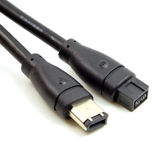 9 PIN to 6 PIN BETA FireWire 800 to FireWire 400 9 6 Cable IEEE 1394B 1.8m/6ft Black Original IEEE 1394a FireWire interface from-in Computer Cables & ... 9 PIN to 6 PIN BETA FireWire 800 to FireWire 400 9 6 Cable IEEE 1394B 1.8m/6ft Black Original IEEE 1394a FireWire interface from-in Computer Cables & ...
