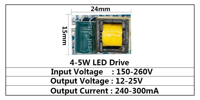 Светодиодный драйвер 1*3W 2*3 Вт 3*3W светодиодный свет AC85-265V Питание постоянный ток Напряжение Управление трансформаторы для "сделай сам"