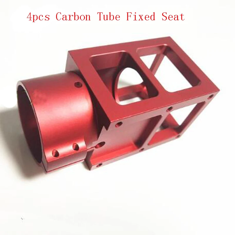 4PCS D40 Carbon Tube Fixed Seat Aluminum Folding Arm Fixing Mount Holder Frame Conncetor for Agriculture Plant Protection Drone