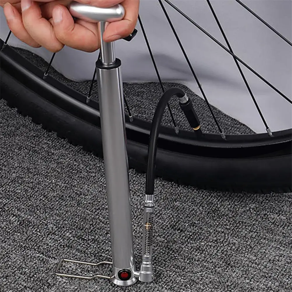 Bicycle Pump Portable Lightweight Aluminum Alloy Schrader Presta Valve