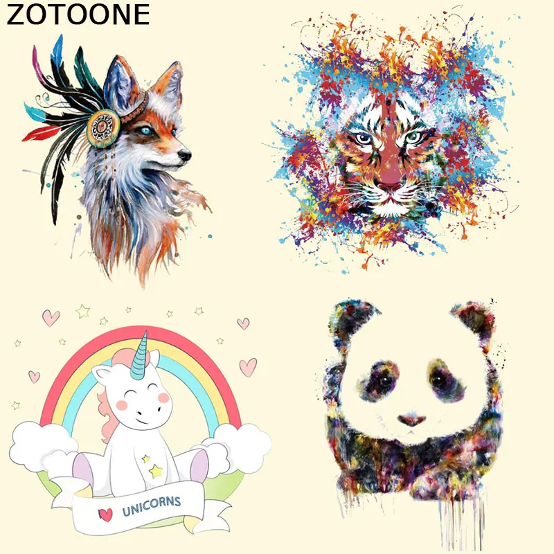 

ZOTOONE Mini Size Patches Cartoon Animal Iron on Patches for Clothing Insects Ironing Parches Bordados Stickers for T-shirts F