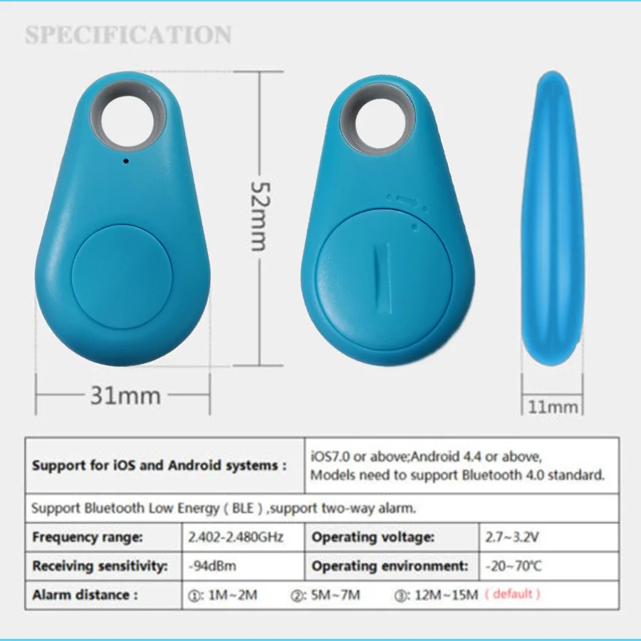 Bluetooth Finder blue GPS tracker (3)