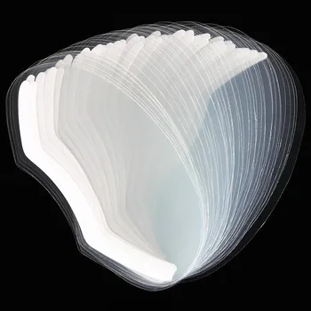 

50Pcs/Set Hair Salon Hairspray Masks Cutting Coloring Face Protecting Barber Supplies Disposable Transparent Plastic Face Shie