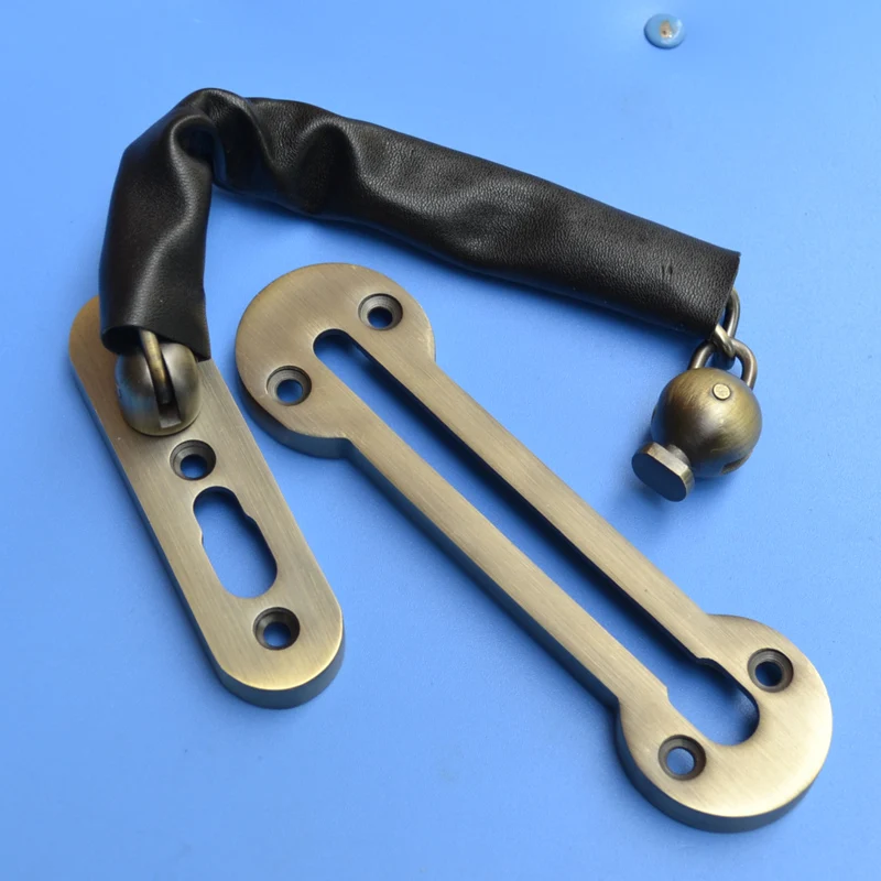free shipping Anti theft deduction thick door security chain buckle
