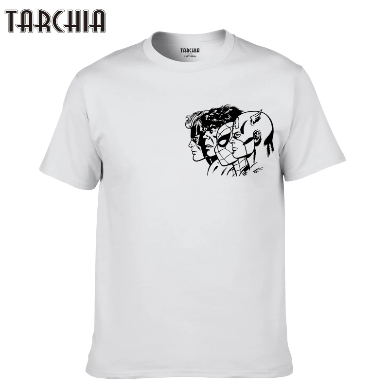 

TARCHIA 2019 new t-shirt cotton tops tee men funny brand The Avengers short sleeve boy casua fashion homme tshirt t plus