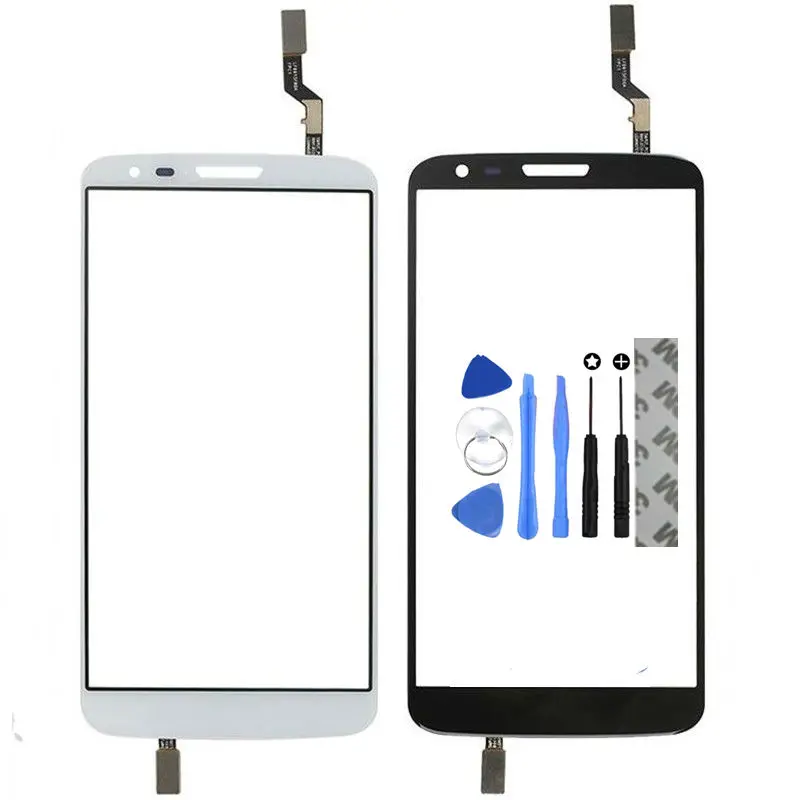 5.2&quot For LG Optimus G2 D800 D801 D803 Touch Screen Digitizer Outer Glass Sensor Black White + Tracking code tools 3M tape | Мобильные