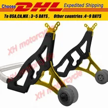 Universal Racing Motorcycle Sport Rear Combo Wheel Lift Stands Paddock Stands YW
