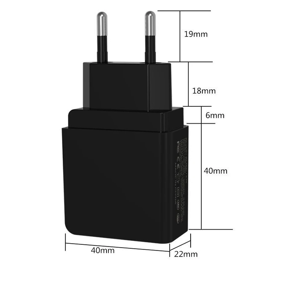 Fiuzd LED Display Universal Mobile Phone Charge for iPhone X 8  6 5 S Fast Phone Charger for Samsung Galaxy s9 s10+ S8 Xiaomi mi999