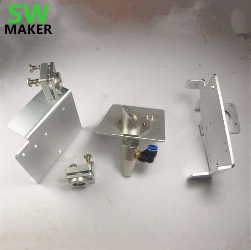 CNC Buildlog 2X Laser aluminum alloy Gantry End Plates Laser Mirror Mount kit Laser Reflection