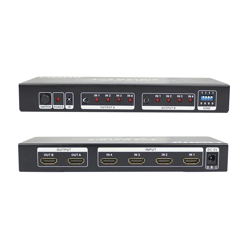 4 К x 2 HDMI матричный 4x2 1.4 В 3D с EDID Управление для синий Ray плеер/HD DVD
