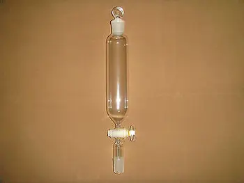 

250ml Tube Form Separatory Funnel,dropping Funnel,joint Size Is 24/29