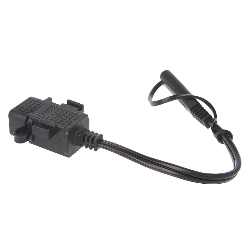 OOTDTY мотоцикл 2.1A водонепроницаемый USB зарядное устройство комплект SAE к адаптеру +