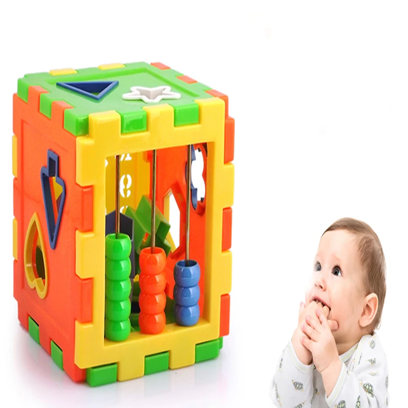 Hot Sale 1 Pc Plastic Assembled Building Puzzle Box Intelligence Development Children Cognitive