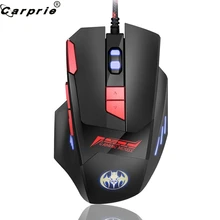 CARPRIE 1 шт. эргономичная Проводная игровая мышь 6800 dpi 7 передач оптическая игровая мышь для компьютерных геймеров ПК ноутбук 90422
