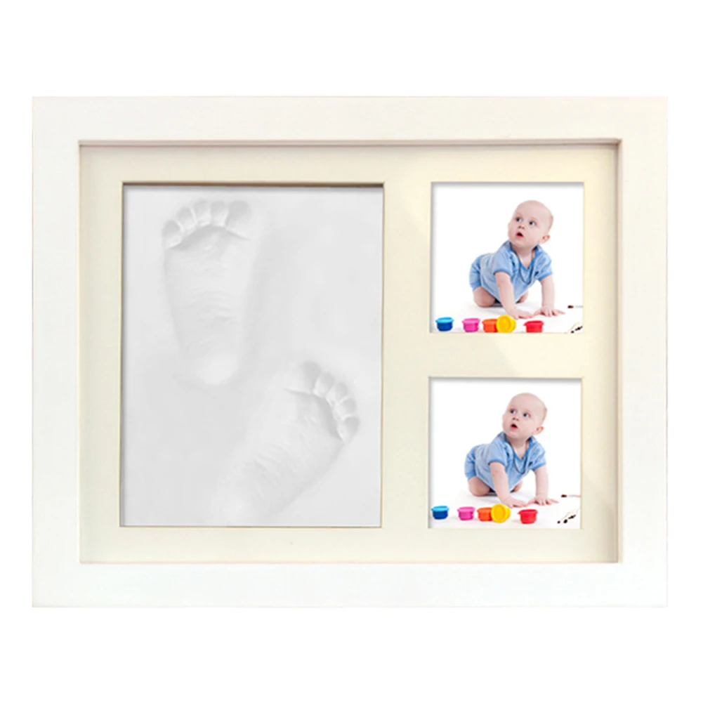 3D DIY Handprint Footprint Molds for Newborns Soft Clay Baby Imprint Children's Photo Frame Hand Casts Baby Souvenirs