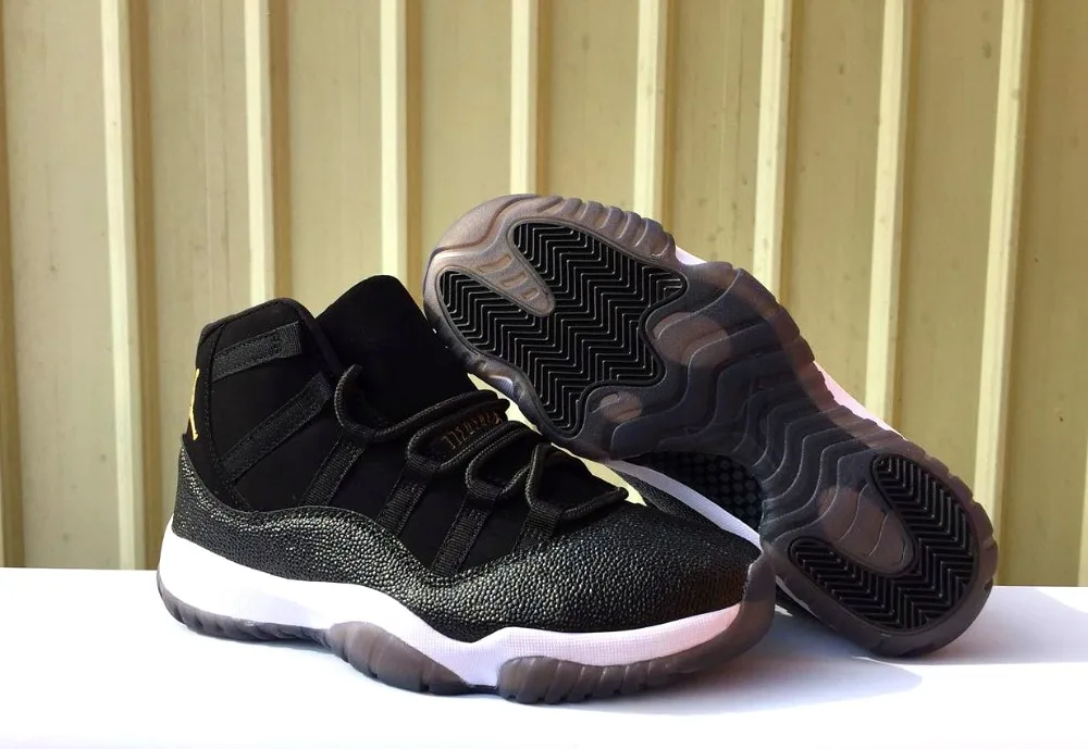 

Free Shipping 2017 Jordan Basketball Shoes Men Air Retro 11 Basketball Shoes Black Pearl Sneakers jordan 11