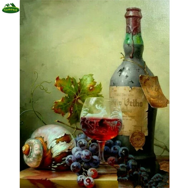 Buy YUMEART Diamond Embroidery Wine Bottle Diamond