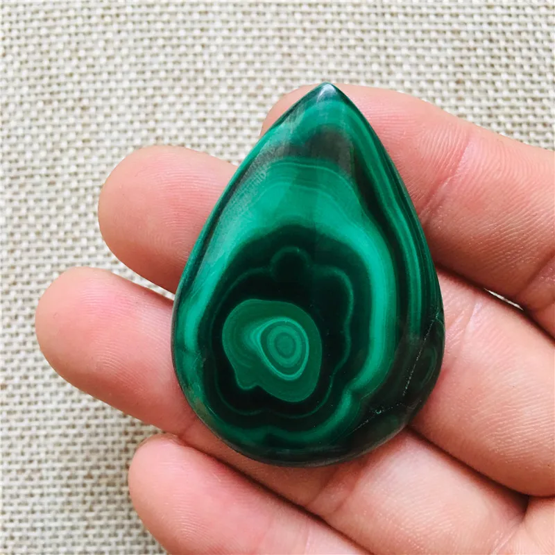 20-25G Naturale Malachite Gemma Del Pendente Di Goccia