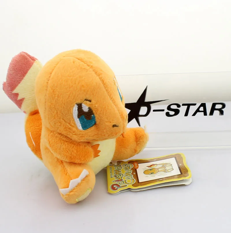 Бесплатная доставка милый 4 &quotМонстр аниме мультфильм Charmander 10 см мягкая игрушка