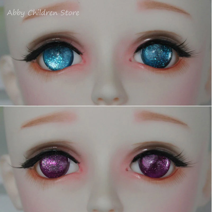 10 Paare satz 12mm Puppe Augäpfel Halbrunde Acryl Augen für DIY Puppe BäRSSN 