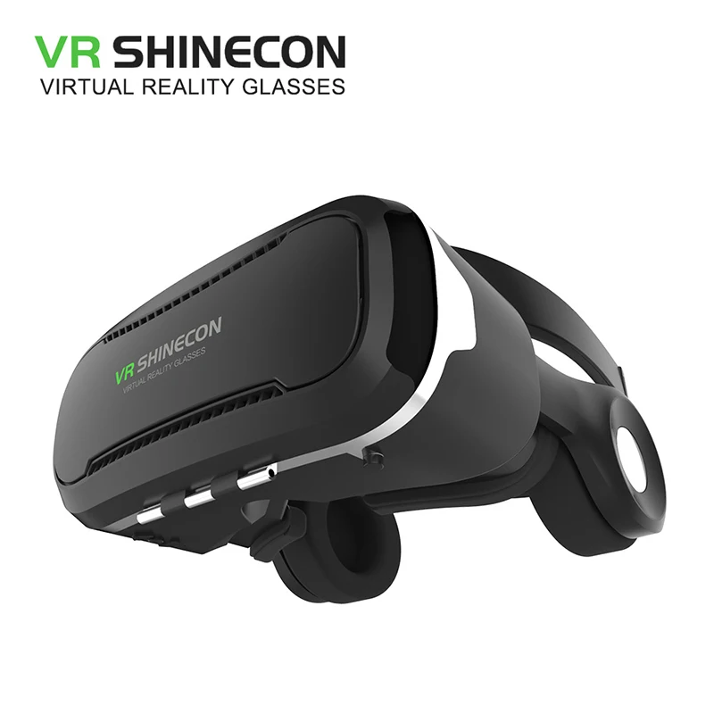 VR shinecon 4 0 и коробка 2 Очки виртуальной реальности 3D шлем картона очки с гарнитурой