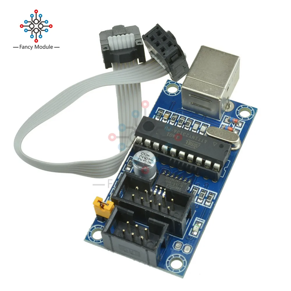 1 компл. USBTiny USBtinyISP AVR ISP программатор загрузчик для Arduino Meag2560 R3 с 10-контактным