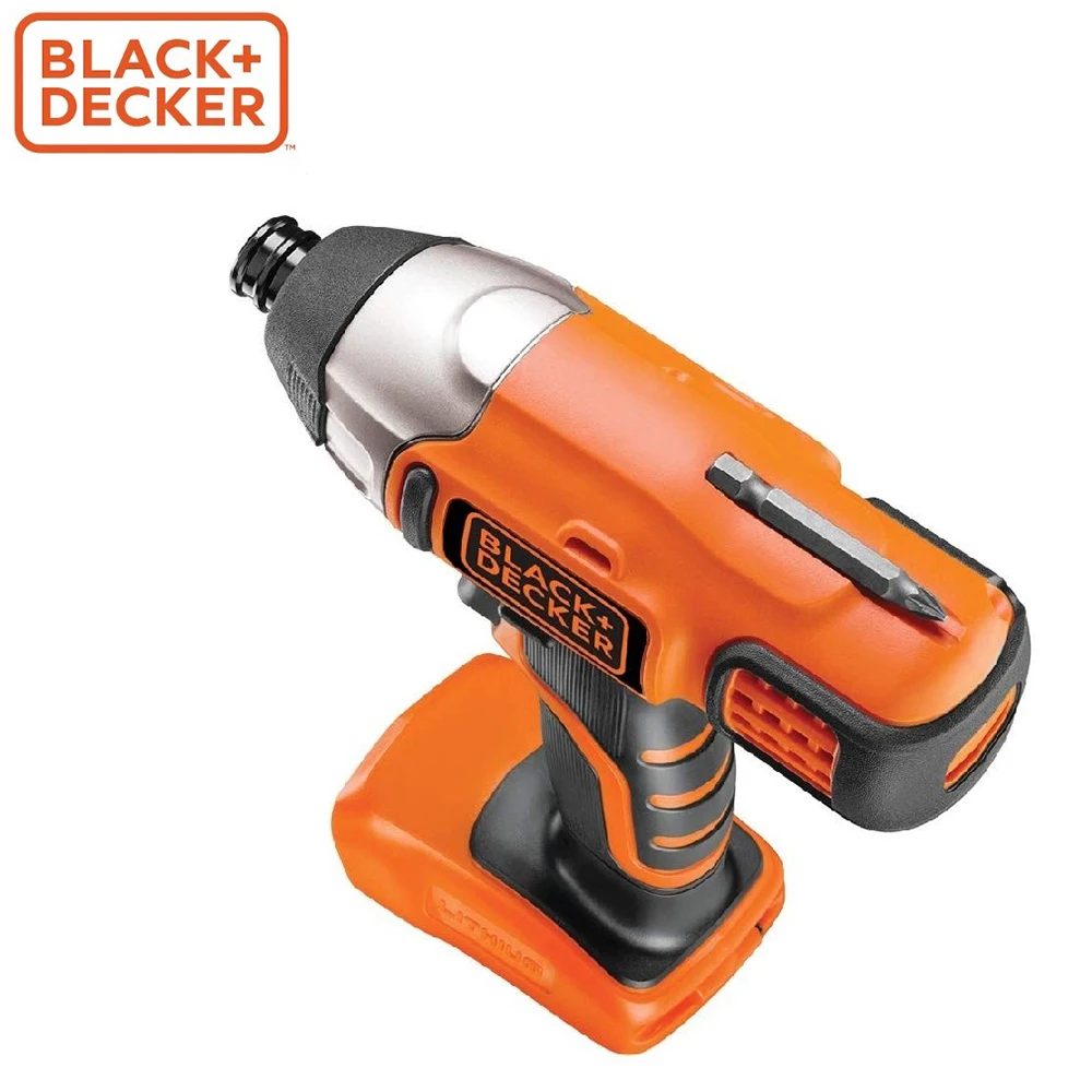 Аккумуляторный ударный шуруповерт Black+Decker BDCIM18N-XJ, без аккумулятора и з\у