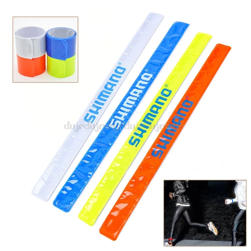 Discount Bike Bicycle Cycling Band Arm Leg Pant Reflective Strap Belt Safety Reflector N06 dropship 3