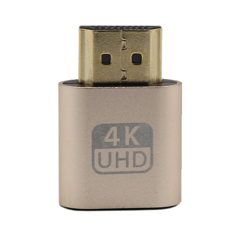 HDMI DDC EDID Teat Plug Безголовый фантомный эмулятор отображения компьютерный монитор подходит для безголовых 1920x1080 QIY24 DT