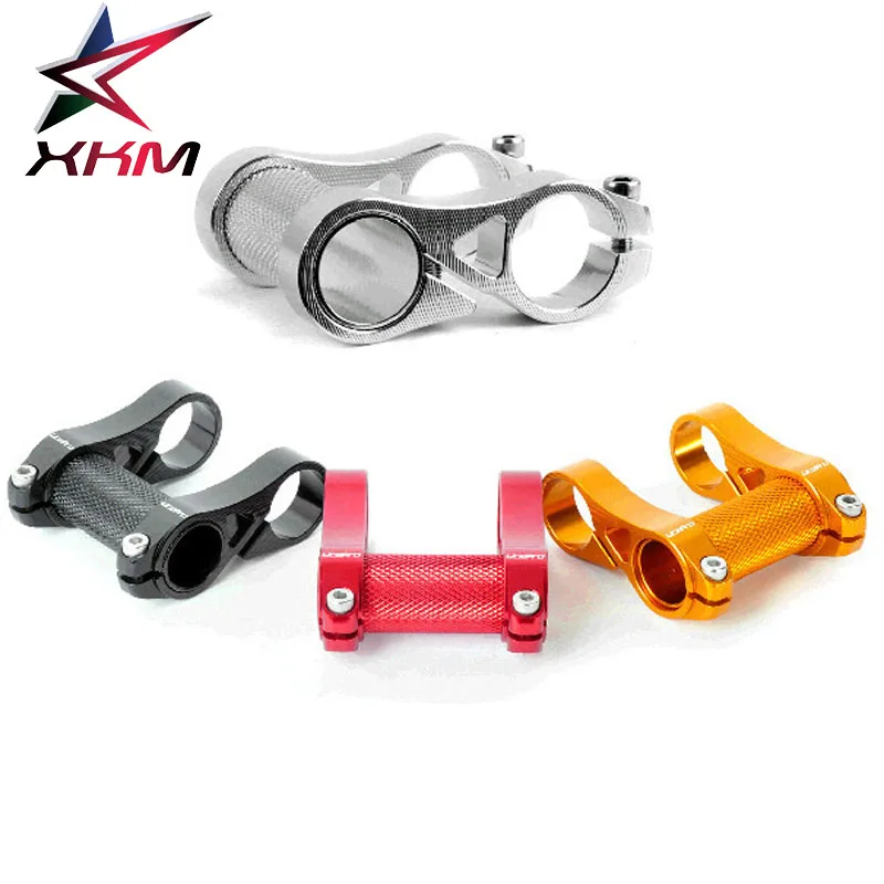 

Litepro folding bike double stem riser bicyle handlebar stem adjustable folding bike stem 25.4mm black, red, gold, silver