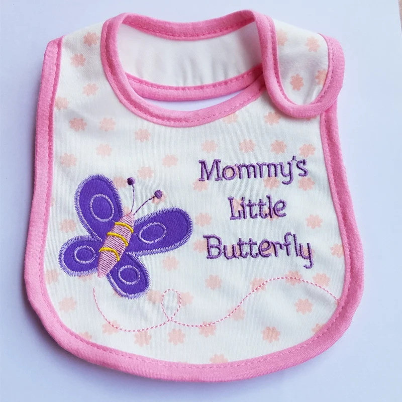 Baby bibs High Quality Three Layers feeding bib Cartoon Animal The embroidery baby feeding bibs Baby Eating Accessory Baby Stuff