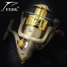 FDDL YK6 1 предмет 6BB Рыболовные катушки спиннинг Металл Катушка колеса для рыбы 5.2: 1 yk1000-6000
