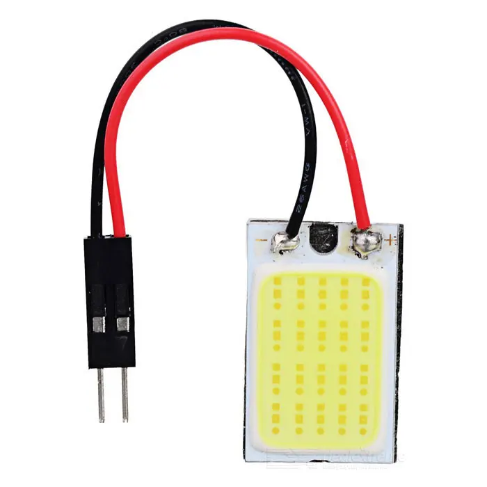 

T10 + 28mm~41mm Festoon 3W 100~110lm Epistar 18-COB LED White Car Reading Lamp