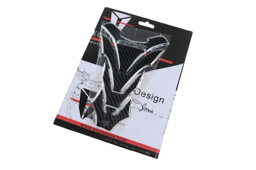 KODASKIN настоящая защита углеродный бак Pad 3d эмблема для DUCATI MONSTER 696|carbon tank pad|tank