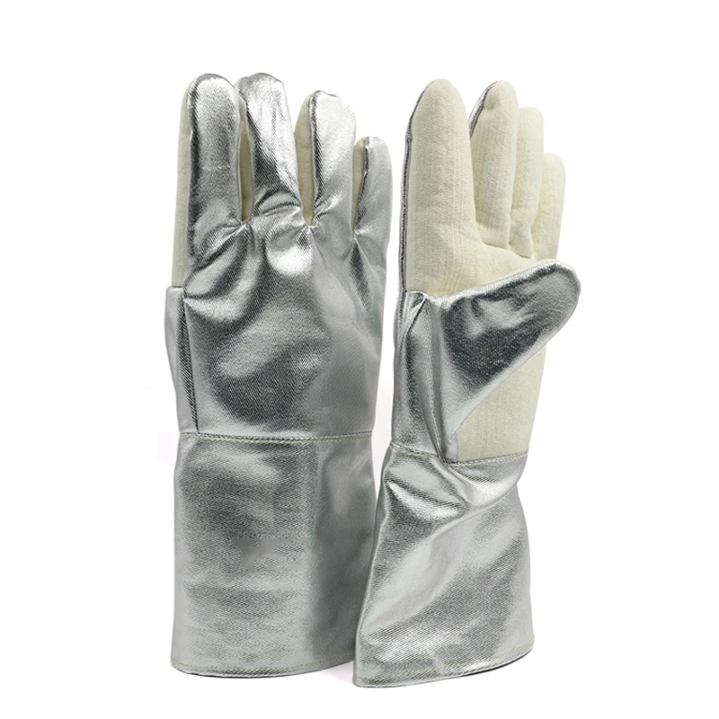 400 1000 Degree Aluminized Insulation Heat Resistant Working Gloves