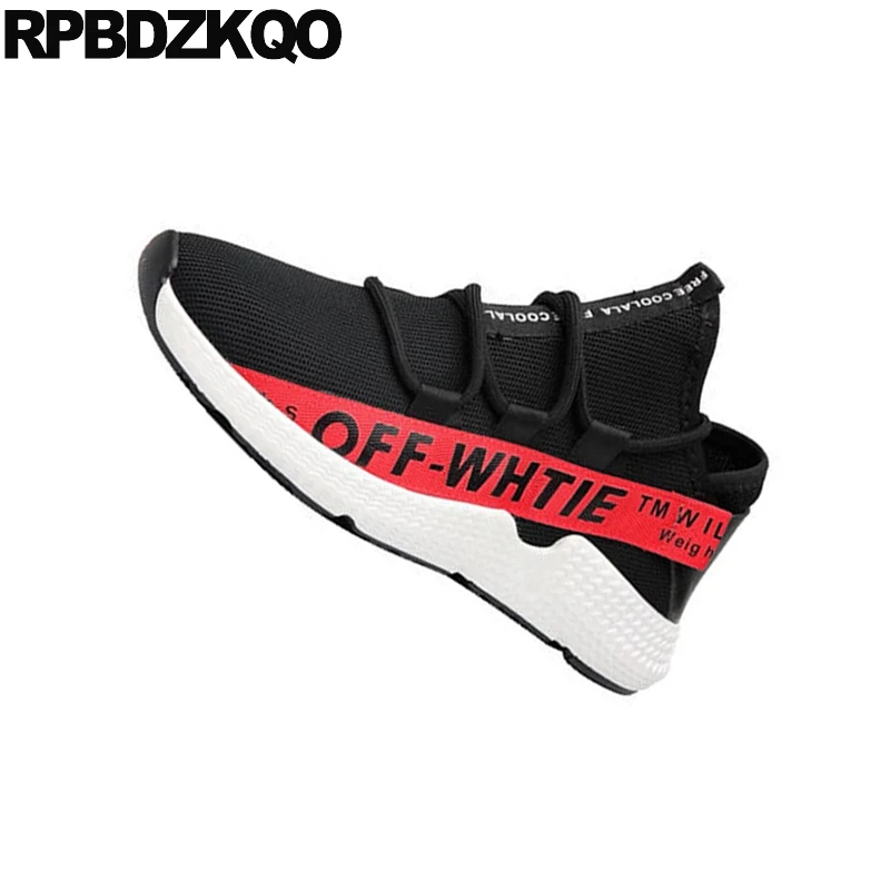 Black Red Conforto Yellow Alta Preto Qualidade Skate Up White black De Designer Style black Verão Formadores Respirável 2018 Borracha Tênis Casual Street Lace Sapatos Homens HFBtSxwqw