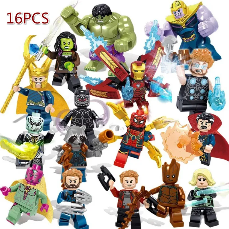 

New Legoing Avengers Marvel Endgame Building Blocks Iron Man Thanos Hulk Thor Panther Tony Compatible with Best Gift