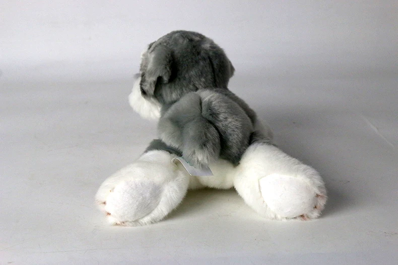 20 см/8 дюймов милый маленький шнауцер собака мягкие моделирование плюшевых игрушек Подушка для детей фото реквизит Дети кукла подарок на день рождения