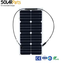 5PCS 25W solar panel module for solar cell charger 12V battery with sunpower solar cell with