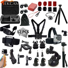 For Gopro Accessories Gopro hero4 kit mount Gopro Hero 5 4 session 3+ SJ4000 SJ5000 sj7000 xiaomi yi 2 4K Gitup Sony Action Cam