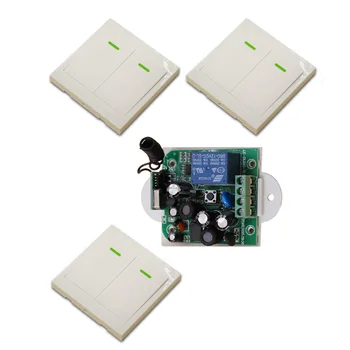 

85V 110V 120V 220V 250V 1CH Remote Switch Receiver Wall Transmitter Wireless Power Switch 315/433 Radio Controlled Switch Relay