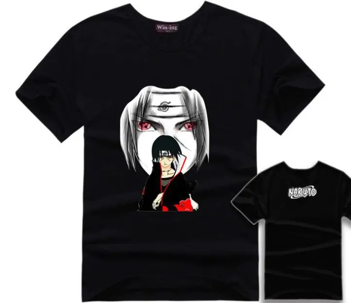 

Itachi Uchiha T Shirt Men Boy Cotton Tee Anime Naruto T-Shirt Akatsuki Tshirts